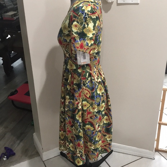 Robe Femme LuLaRoe Amelia Avec Poches - Taille XS, Occasion En Excellent état (EUC)